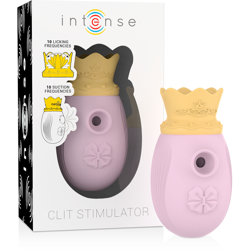 Intense estimulador clitoris 10 modos de succión y licking - rosa