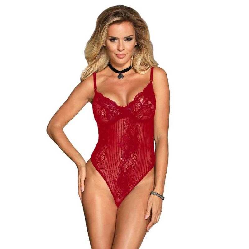 Queen lingerie teddy burdeos s/m