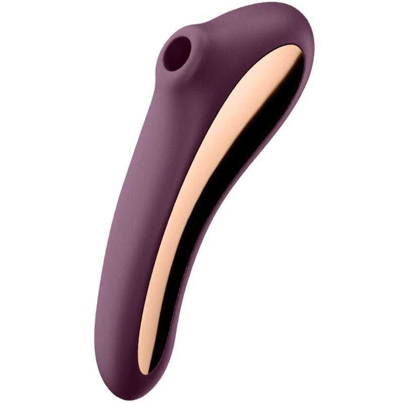 Satisfyer dual kiss estimulador clitoris - purpura