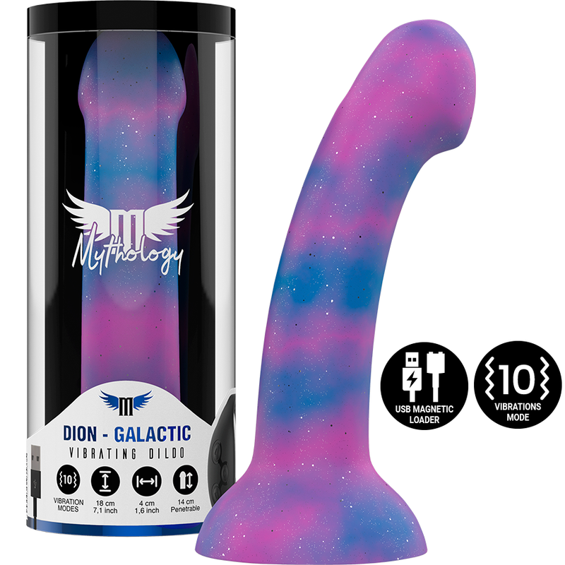 Mythology dion galactic dildo m - vibrador compatible con watchme wireless technology