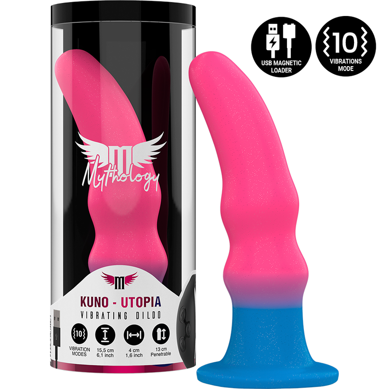 Mythology kuno utopia dildo m - vibrador compatible con watchme wireless technology