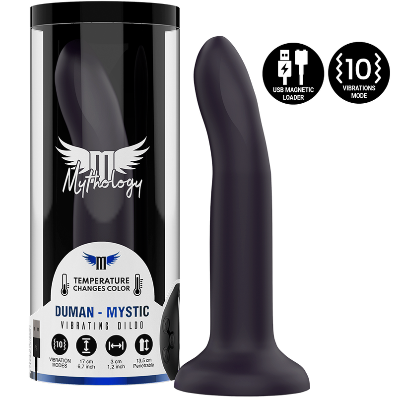 Mythology duman mystic dildo m - vibrador compatible con watchme wireless technology