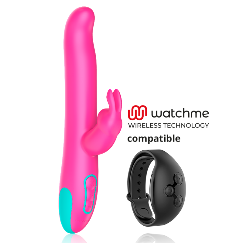 Happy loky pluto rabbit vibrator & rotator compatible con watchme wireless technology