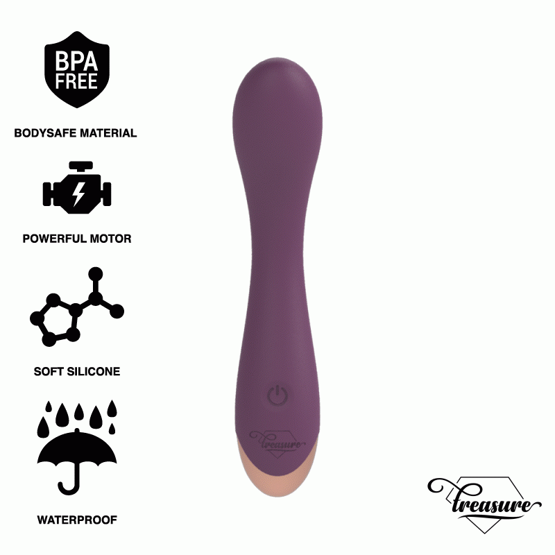 Treasure hansel g-spot vibrator compatible con watchme wireless technology