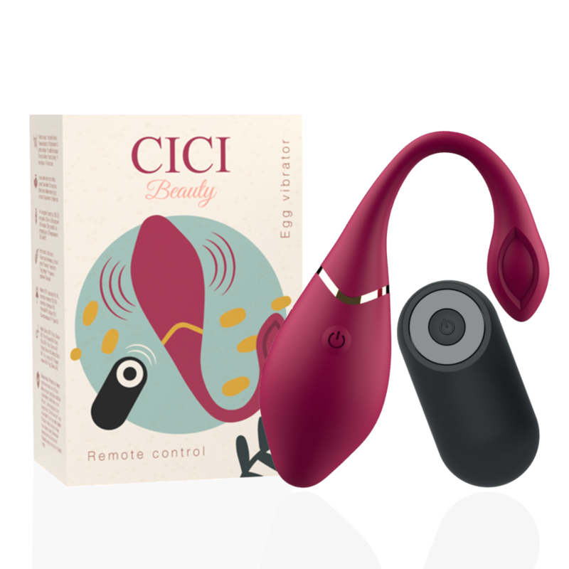 Cici beauty premium silicone egg vibrator remote control