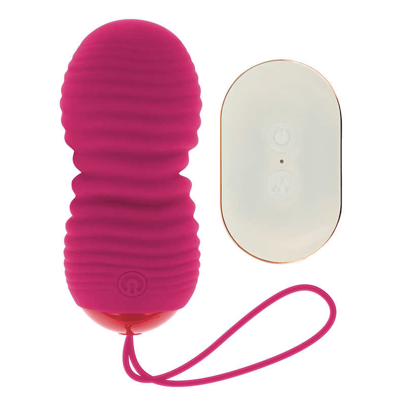 Ohmama huevo control remoto 7 modos up and down - rosa