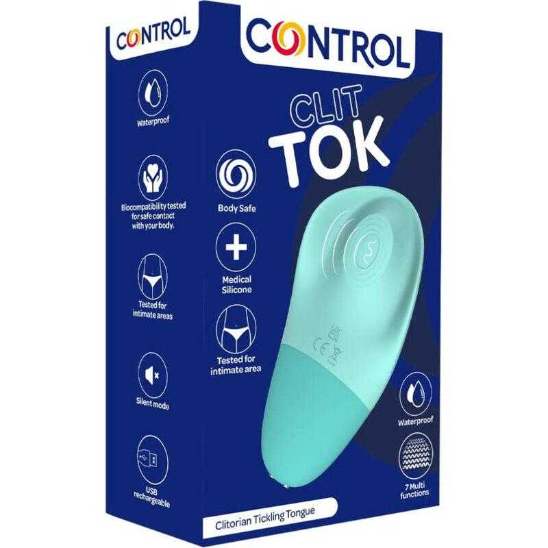 Control - clit tok lengua estimuladora de clítoris recargable