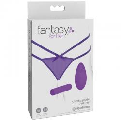 Fantasy for her tanga con vibracion cheeky panty