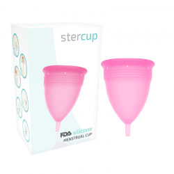 Stercup copa menstrual fda silicone talla s rosa