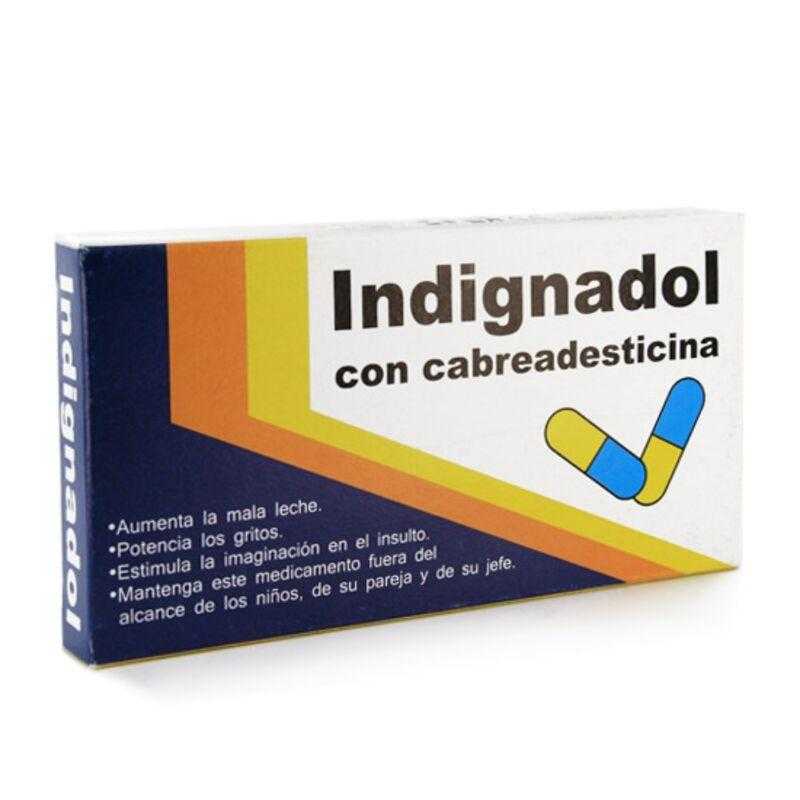 Indignadol caja de caramelos.