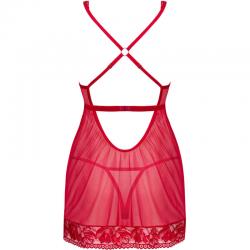 Obsessive - lacelove babydoll & tanga rojo xs/s