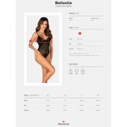 Obsessive - bellastia crotchless teddy xs/s