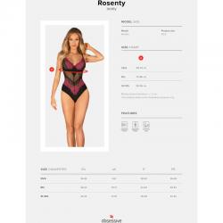 Obsessive - rosenty teddy xs/s