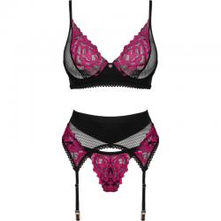 Obsessive - rosenty set tres piezas xs/s