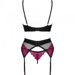 Obsessive - rosenty set tres piezas xs/s