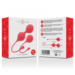 Intense - bolas kegel pack kendall rojo