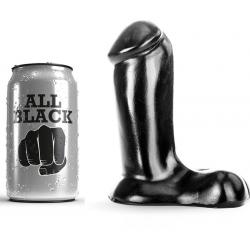 All black dildo realistico 14 cm