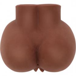 Big ass act masturbador realista con vibrador brown