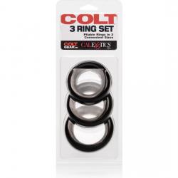 Colt set 3 anillos pene y testiculos