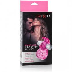 Calex micro vibe arouser bunny anillo vibrador rosa