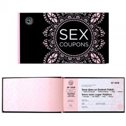 Secretplay sex coupons vales de canje sensuales (fr/pt)