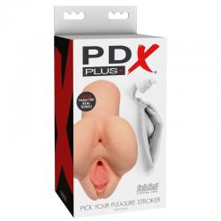 Pdx plus+ pick your pleasure masturbador doble light skin