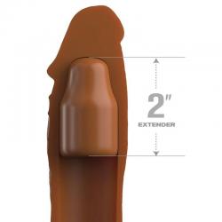 Pipedreams sleeve 20,32 cm + 5,00 cm inch plug caramel