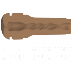 Kiiroo feel stroker generic butt masturbador - mid brown