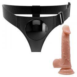 Pretty love - harness briefs arnés universal con dildo kevin 19 cm natural