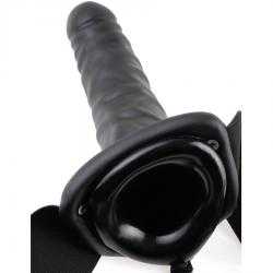 Fetish fantasy arnes vibrador hueco 19 cm negro