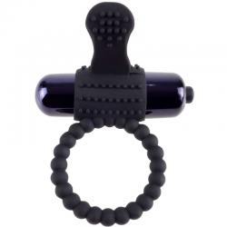 Fantasy c-ring anillo vibrador de silicona negro