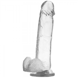 Xray clear dildo realista transparente 22cm x 4.6cm