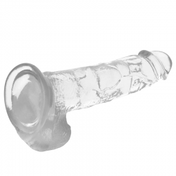 Xray clear dildo realista transparente 22cm x 4.6cm