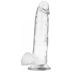 Xray clear dildo realista transparente 22cm x 4.6cm