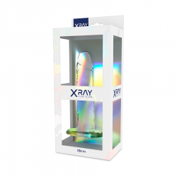 Xray clear dildo transparente 18cm x 4cm