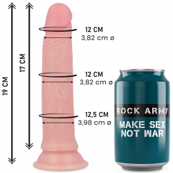 Rockarmy liquid silicone dildo premium avenger 19cm