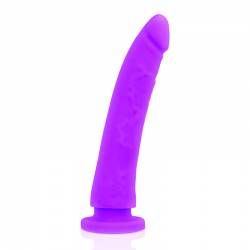 Delta club toys dildo lila silicona medica 20 x 4 cm