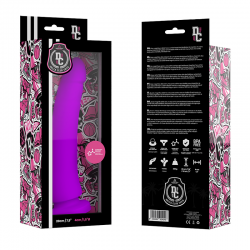 Delta club toys dildo lila silicona medica 20 x 4 cm