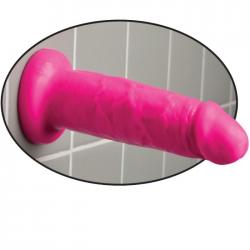 Dillio dildo con ventosa chub 15.2 cm rosa