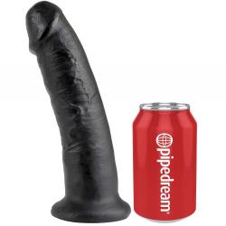 King cock 9" pene negro 22.9 cm