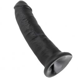 King cock 9" pene negro 22.9 cm