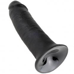 King cock 10" pene negro 25 cm