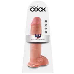 King cock 11" pene realistico natural 28 cm