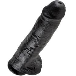 King cock 11" pene realistico negro 28 cm