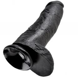 King cock 12" pene realistico negro 30.48 cm