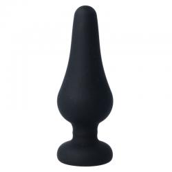 Intense anal plug pipo l silicone negro 13 cm