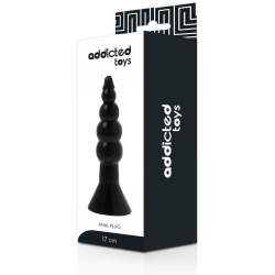 Addicted toys anal plug 17cm black