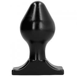 All black anal plug 16x8cm