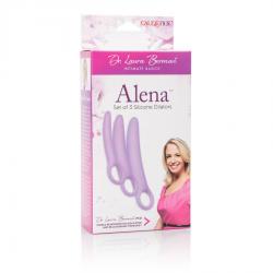 Dr laura berman alena set de 3 dilatador vaginal silicona