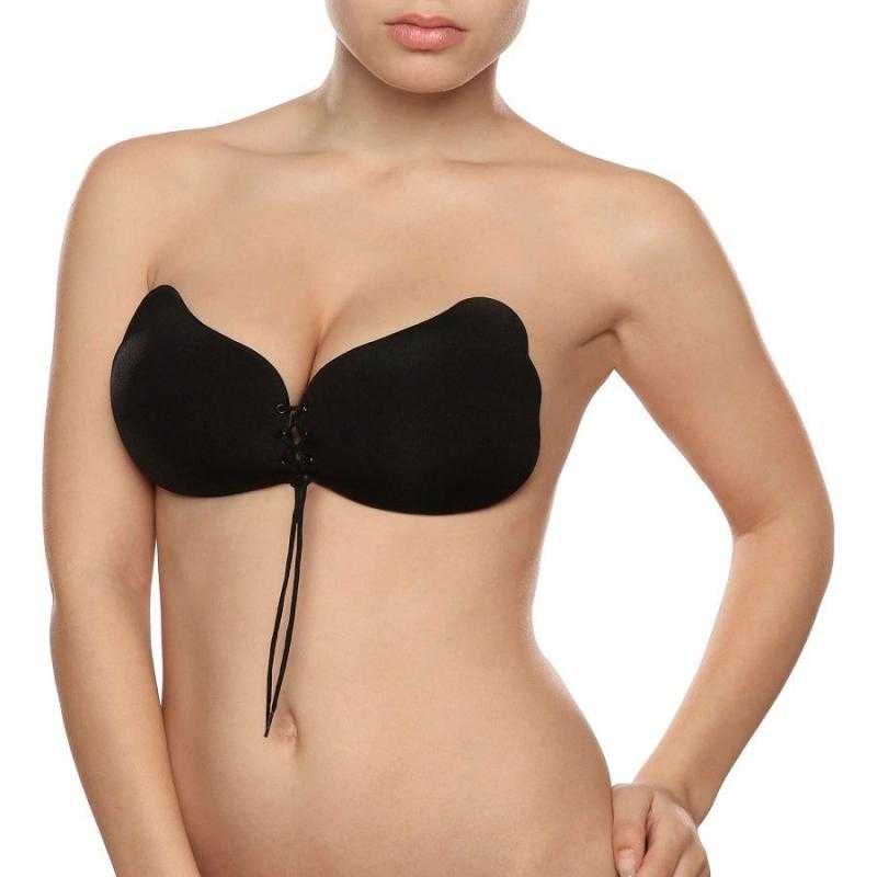 Byebra lace-it realzador push-up cup c negro